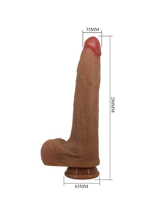 Pretty Love Adley - Dildo Realistico con Testicoli e Ventosa 28 Cm