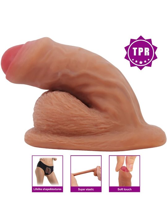 Pretty Love Warnell - Dildo Realistico con Testicoli e Ventosa 9,5 Cm