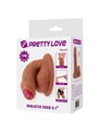Pretty Love Warnell - Realistic Dildo with Balls and Suction Cup 9.5 cm
