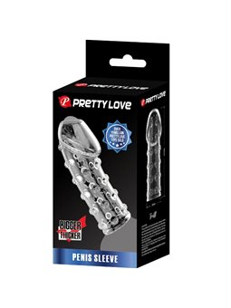 Pretty Love BI-026274M - Guaina Fallica in Silicone Trasparente