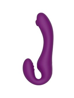 Xocoon Strapless Strap-On - Vibratore 2 in 1 Viola con Telecomando