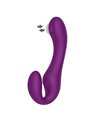 Xocoon Strapless Strap-On - Purple 2-in-1 Vibrator with Remote Control