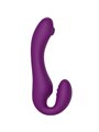 Xocoon Strapless Strap-On - Vibratore 2 in 1 Viola con Telecomando