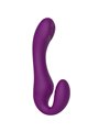 Xocoon Strapless Strap-On - Purple 2-in-1 Vibrator with Remote Control