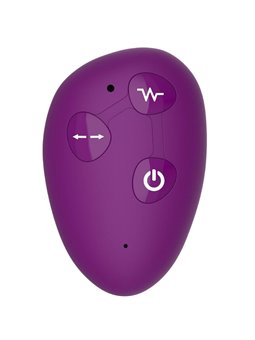 Xocoon Strapless Strap-On - Purple 2-in-1 Vibrator with Remote Control