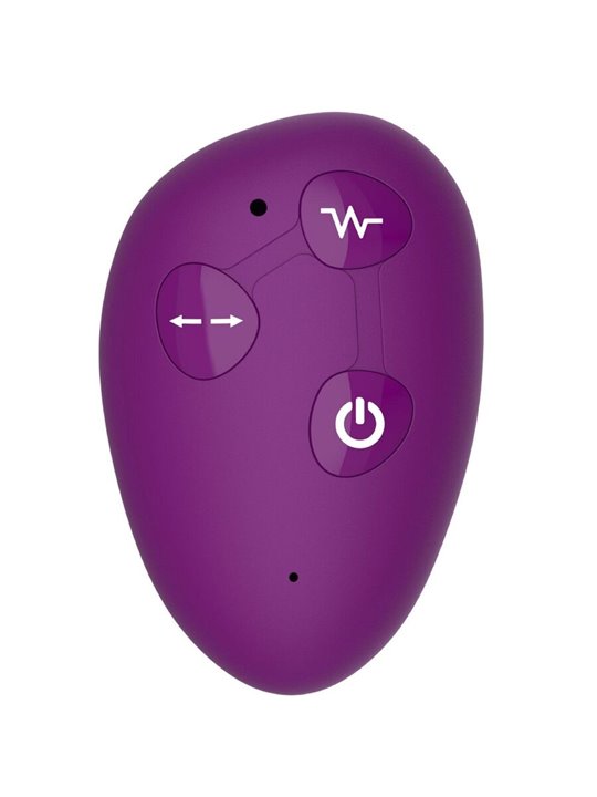 Xocoon Strapless Strap-On - Purple 2-in-1 Vibrator with Remote Control