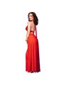Chilirose CR 4857 - Set Top e Pantaloni a Gamba Larga Taglia L Rosso