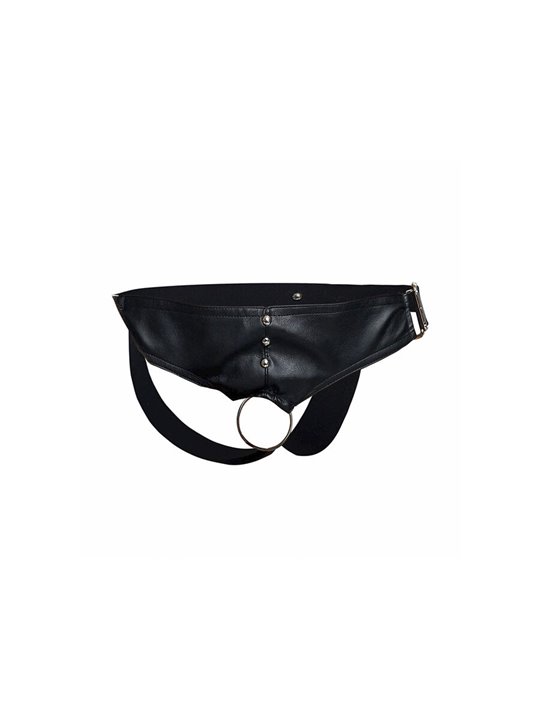 Mob Dngeon Jockstrap - Sospensorio Colore Nero con Anello Fallico