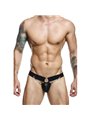 Mob Dngeon Jockstrap - Black Vegan Leather with Chains