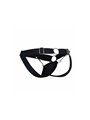 Mob Dngeon Jockstrap - Black Vegan Leather with Chains