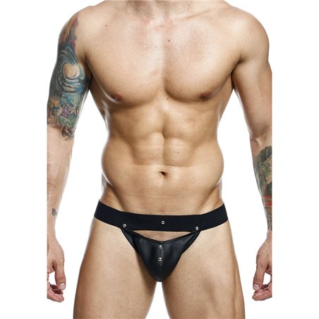 Mob Dngeon Sportsman - Black Suspender with Metallic Details