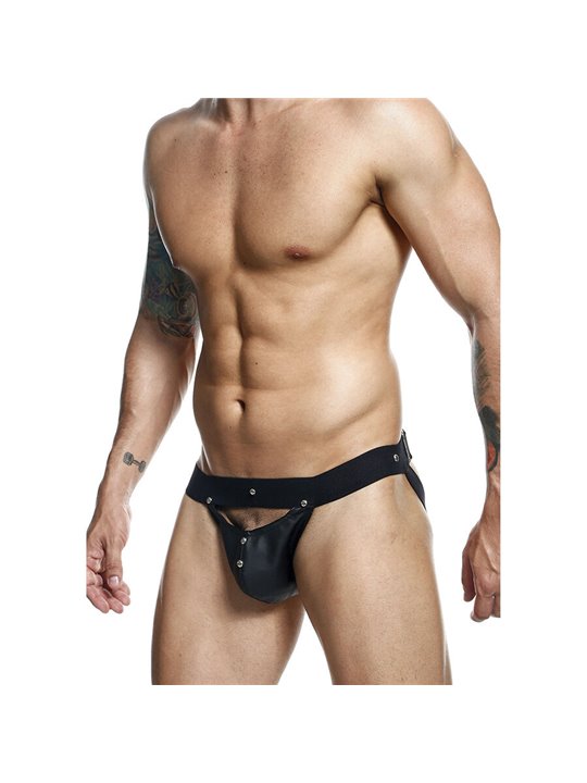 Mob Dngeon Sportsman - Black Suspender with Metallic Details