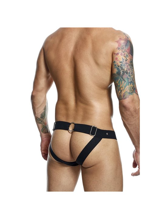 Mob Dngeon Sportsman - Black Suspender with Metallic Details