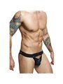 Mob Dngeon Sportsman - Black Suspender with Metallic Details