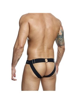 Mob Dngeon Sportsman - Black Suspender with Metallic Details