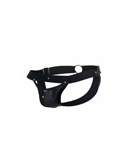 Mob Dngeon Sportsman - Black Suspender with Metallic Details