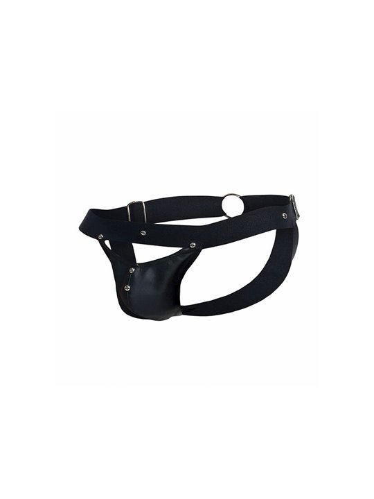 Mob Dngeon Sportsman - Black Suspender with Metallic Details