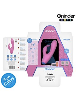 Oninder Cute Love Bunny - Vibratore Rabbit Rosa con App Gratuita