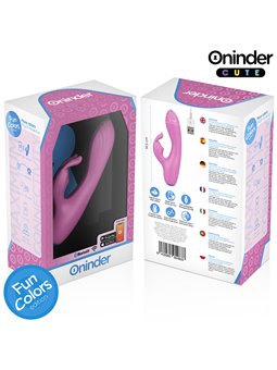 Oninder Cute Love Bunny - Vibratore Rabbit Rosa con App Gratuita