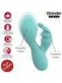 Oninder Cute Love Bunny - Vibratore Rabbit Turchese con App Gratuita