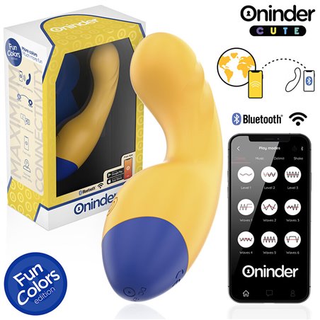 Oninder Cute Love Buddy - Vibratore Punto G Giallo con App Gratuita