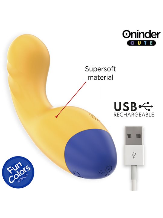 Oninder Cute Love Buddy - Vibratore Punto G Giallo con App Gratuita