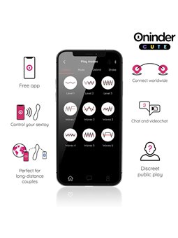Oninder Cute Love Buddy - Fuchsia G-Spot Vibrator with Free App