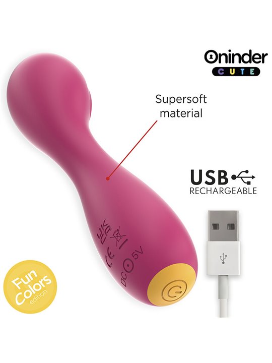 Oninder Cute Love Buddy - Vibratore Punto G Fucsia con App Gratuita