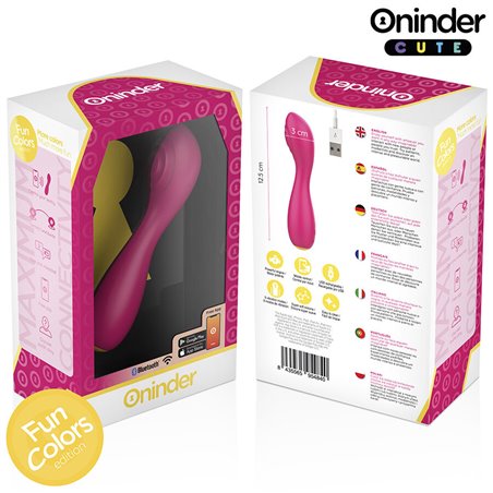 Oninder Cute Love Buddy - Fuchsia G-Spot Vibrator with Free App