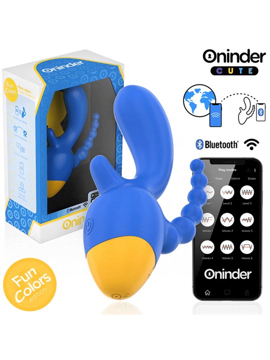 Oninder Cute Love 3 Some - Triplo Vibratore con App Gratuita