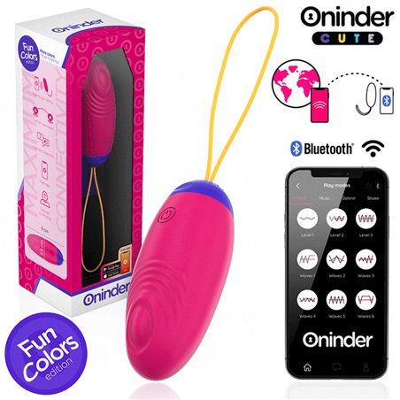 Oninder Cute - Wave Silicone Egg Vibrator with Free App