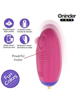 Oninder Cute - Wave Silicone Egg Vibrator with Free App