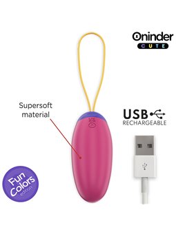 Oninder Cute - Wave Silicone Egg Vibrator with Free App