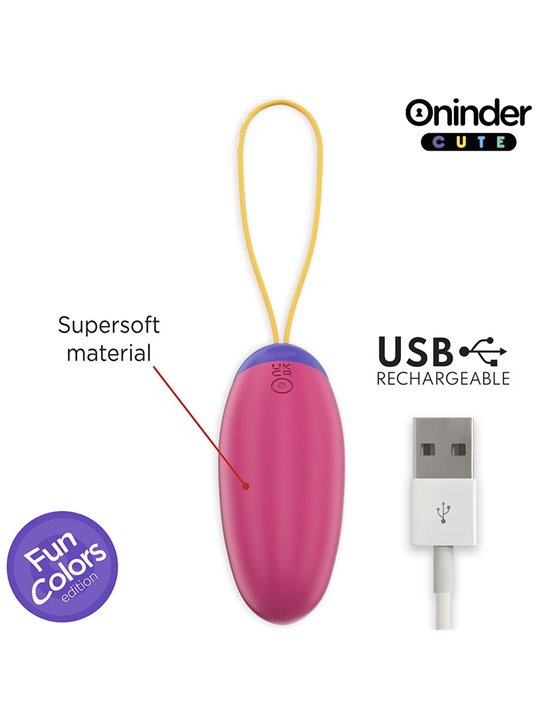 Oninder Cute - Wave Silicone Egg Vibrator with Free App
