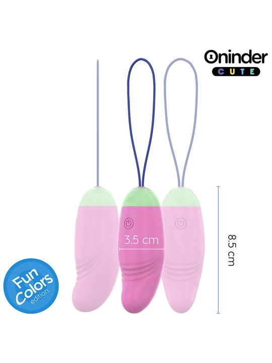 Oninder Cute - Ovetto Vibro-Rotante 360° in Silicone con App Gratuita