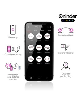 Oninder Cute - Ovetto Vibro-Rotante 360° in Silicone con App Gratuita