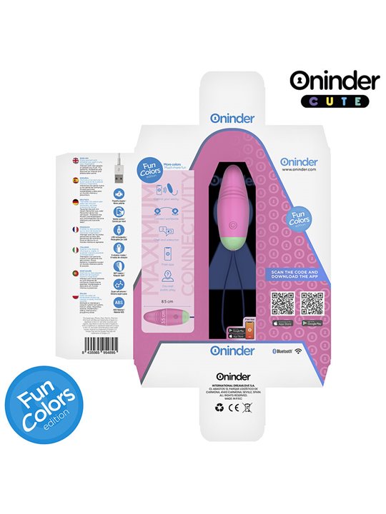 Oninder Cute - 360° Rotating Silicone Egg Vibrator with Free App