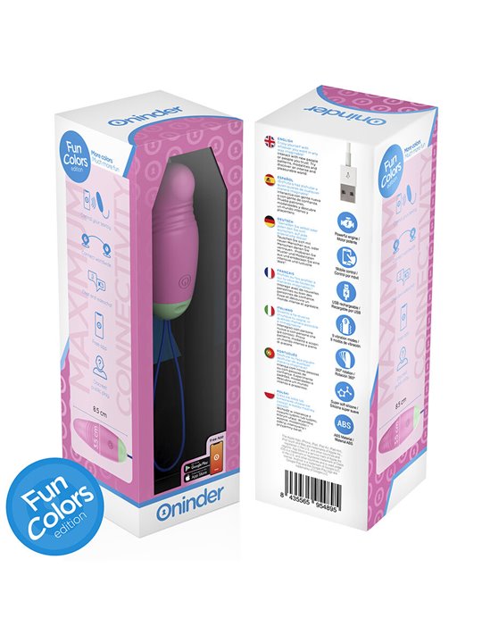 Oninder Cute - 360° Rotating Silicone Egg Vibrator with Free App