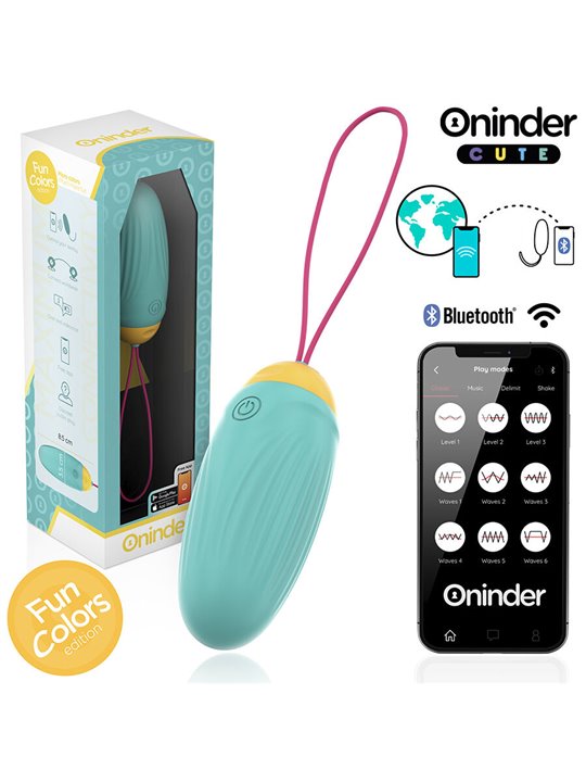 Oninder Cute - Ovetto Vibro-Rotante in Silicone con App Gratuita