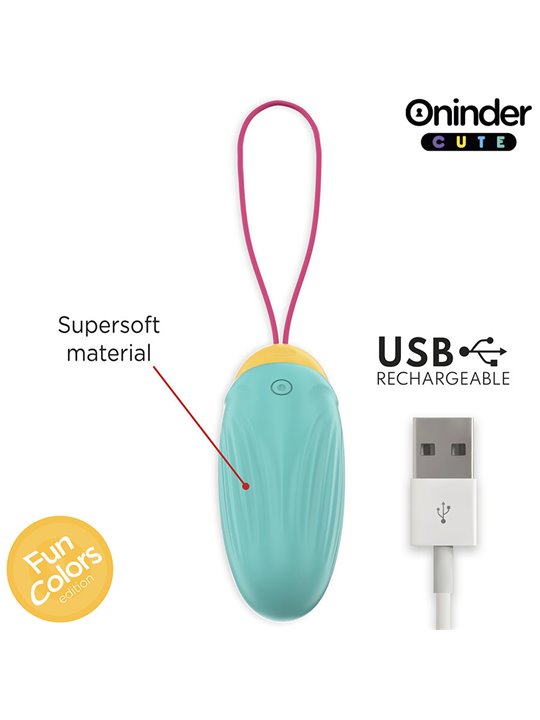 Oninder Cute - Ovetto Vibro-Rotante in Silicone con App Gratuita