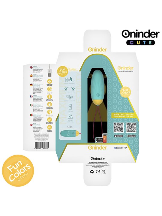 Oninder Cute - Ovetto Vibro-Rotante in Silicone con App Gratuita