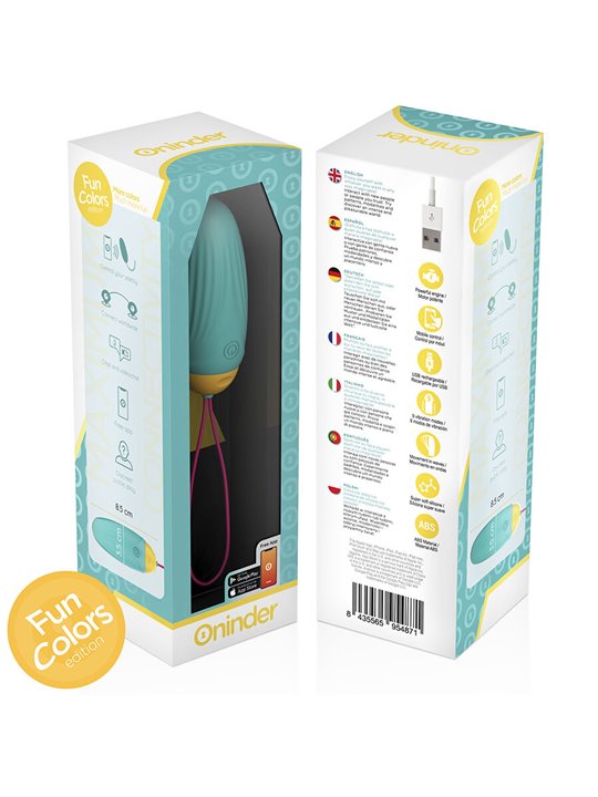 Oninder Cute - Rotating Silicone Egg Vibrator with Free App
