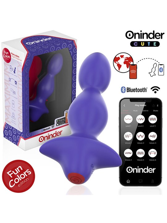 Oninder Cute Love Butt - Vibrating Anal Dilator with Free App