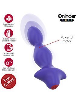 Oninder Cute Love Butt - Vibrating Anal Dilator with Free App