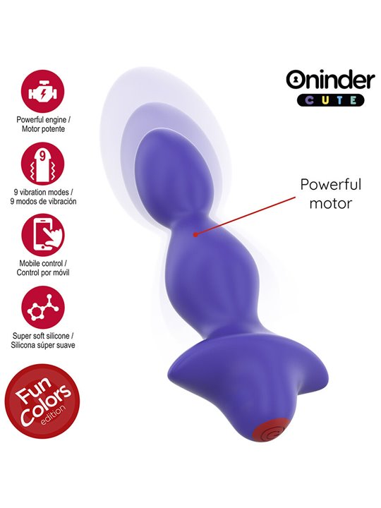 Oninder Cute Love Butt - Vibrating Anal Dilator with Free App