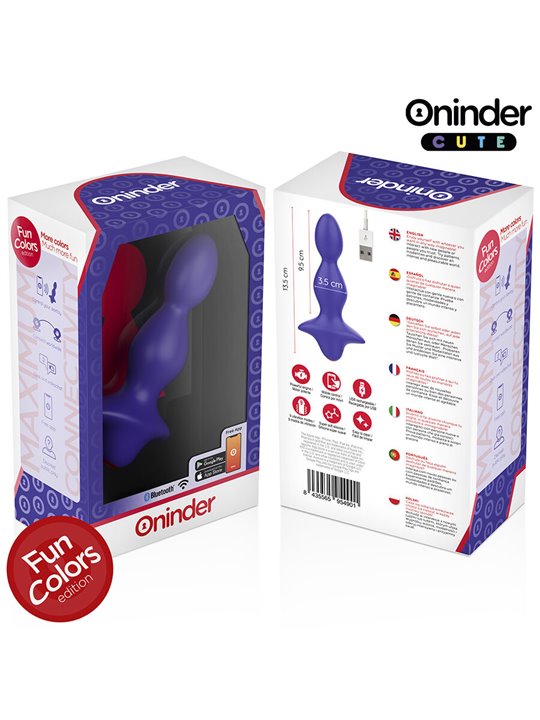 Oninder Cute Love Butt - Vibrating Anal Dilator with Free App