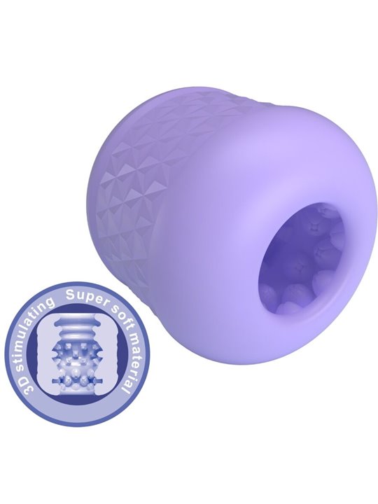 Pretty Love Cory - Purple Silicone Male Masturbator