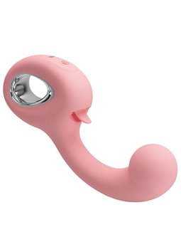 Pretty Love Erynnyes - Pink G-Spot Vibrator with Clitoral Stimulator
