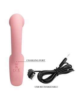 Pretty Love Erynnyes - Pink G-Spot Vibrator with Clitoral Stimulator