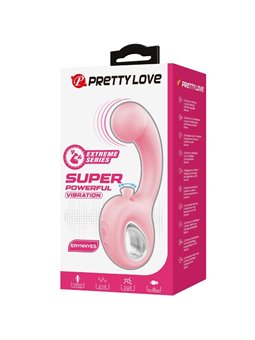 Pretty Love Erynnyes - Pink G-Spot Vibrator with Clitoral Stimulator